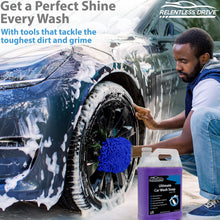 Load image into Gallery viewer, Relentless Drive Car Wash Soap Kit (Gallon) - PH Neutral Foam Cannon Car Soap w/Car Wash Mitt - Ultra Foamy Car Shampoo