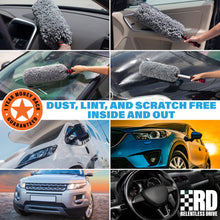 Load image into Gallery viewer, Relentless Drive Car Duster Exterior   Scratch-Free Extra Large Premium Microfiber, Extendable Handle, New Car Accessories and Cleaning Supplies for Truck, SUV, Motorcycle &amp; SUV