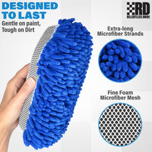 Load image into Gallery viewer, Relentless Drive Car Wash Sponge Relentless Drive Car Sponge (1 Pack)   Microfiber Sponge, Ultra Soft, Lint and Scratch-Free, Premium Chenille Microfiber, Large Sponge for Washing Car, Truck, SUV, RV, Boat, and Motorcycle