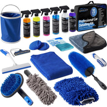 Load image into Gallery viewer, Relentless Drive Microfiber Bug Sponge Relentless Drive Car Wash Kit (20pc) - Car Detailing &amp; Car Cleaning Kit - Complete Car Wash Kit with Bucket - Car Wash Supplies Built for The Perfect Car Wash