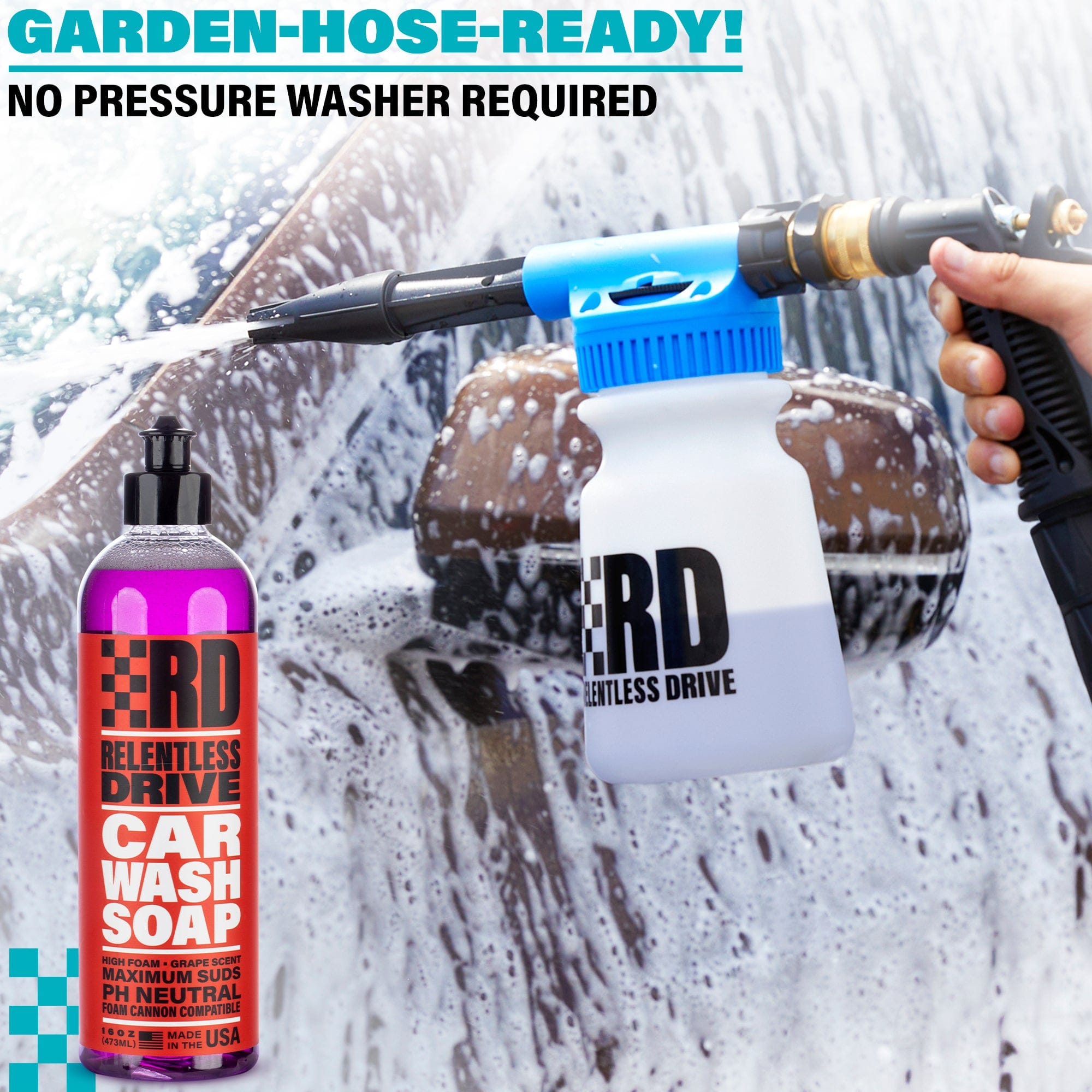 Relentless Drive Car Wash Kit (20pc) - Car Detailing & Car Cleaning Ki