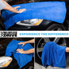 Load image into Gallery viewer, Relentless Drive Relentless Drive Microfiber Towels for Cars (3 Pack) Huge Car Drying Towel 24  x 60  - Ultra Absorbent Drying Towels Car Detailing, Car Wash Towels - Lint and Scratch Free