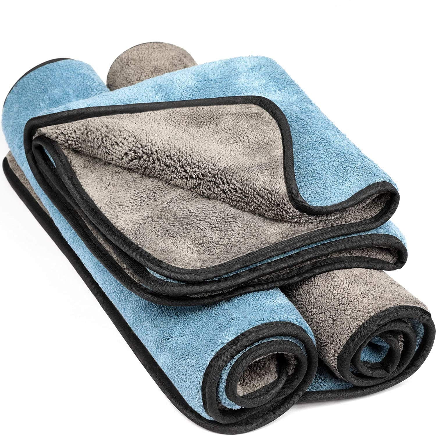 Microfiber Towels for Cars 15” x 17” (GSM 600 - 3 Pack) Lint and Scratch  Free Car Drying Towel, Extra Thick Microfiber Car Towels - Drying Towels  for