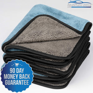 Heldig 3 Extra Thick car Cleaning Rags - Super Absorbent
