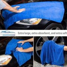 Load image into Gallery viewer, Relentless Drive Relentless Drive Large Car Drying Towel 24” x 60” (3 Pack) - Microfiber Towels for Cars - Ultra Absorbent Drying Towels for Cars, Boats, &amp; SUVs - Car Wash Towels - Lint and Scratch Free