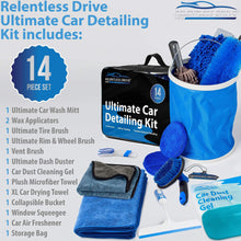 Load image into Gallery viewer, Relentless Drive Relentless Drive Ultimate Car Wash Kit - Car Detailing &amp; Car Cleaning Kit - Car Wash Supplies Built for The Perfect Car Wash - Complete Car Wash Kit with Bucket